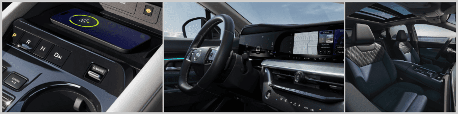 A close up of a steering wheel