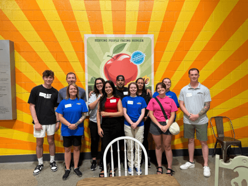 A group of people posing for a photo