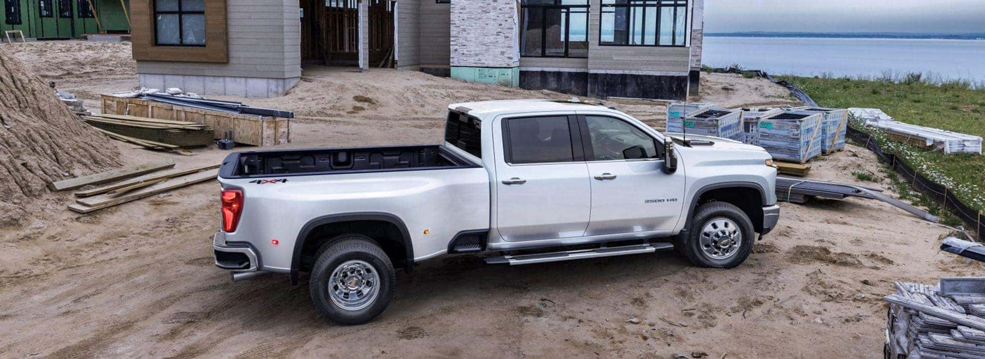 Silverado HD at jobsite