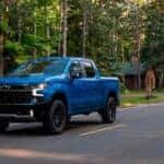 2025-Silverado-1500-Northwoods-Wisconsin- On two lane road