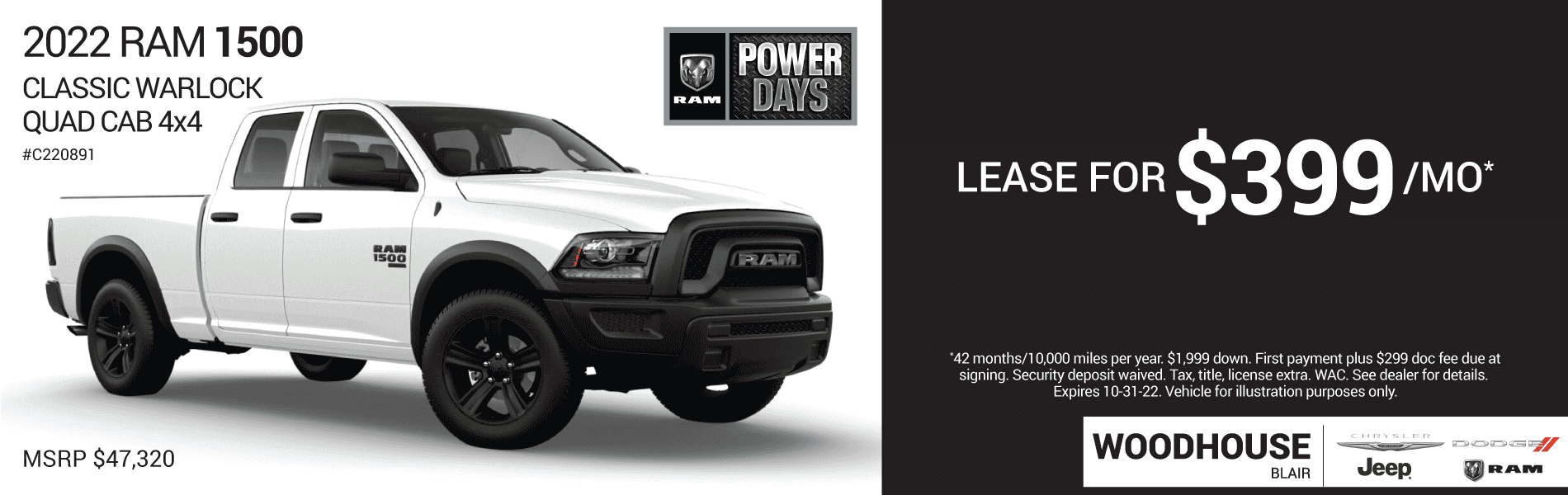 Woodhouse Chrysler Dodge Jeep RAM Car Dealer in Blair, NE