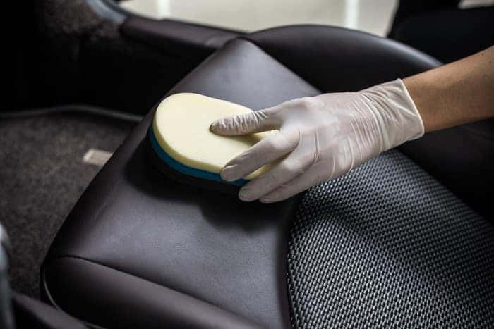 Cleaning car seat