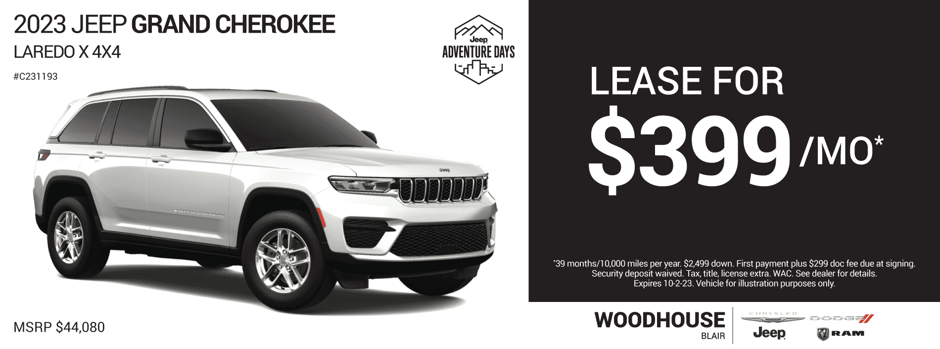Woodhouse Chrysler Dodge Jeep RAM Car Dealer in Blair, NE