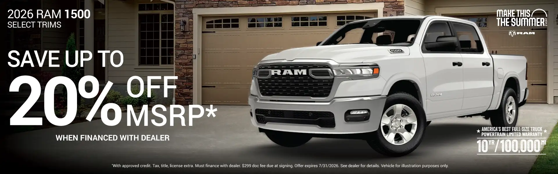 2026 RAM 1500 Select Trims - Save Up to 20% Off MSRP*