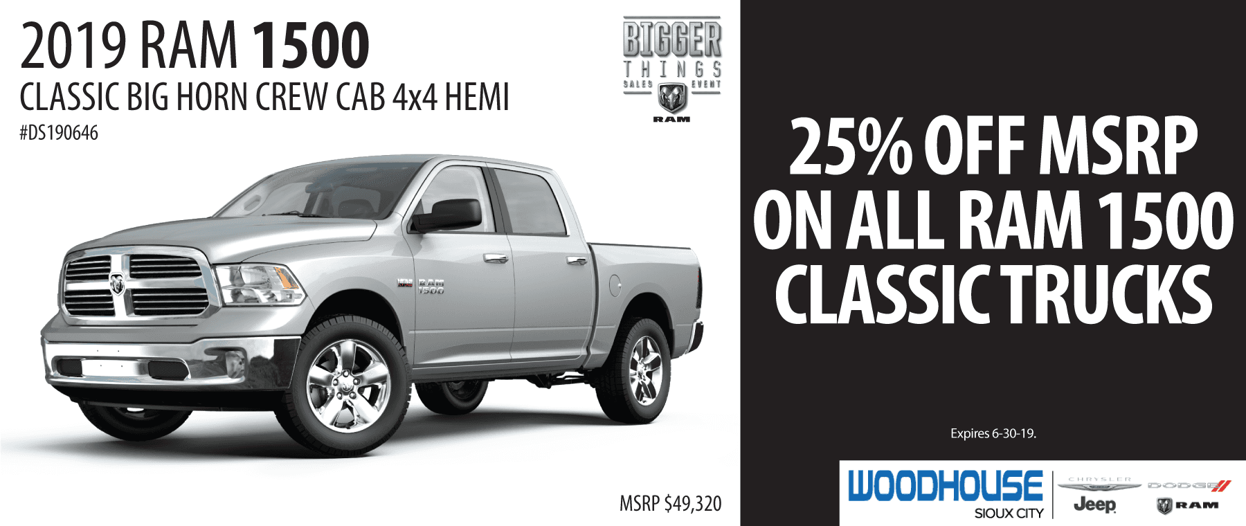 Woodhouse Chrysler Dodge Jeep RAM Sioux City CDJR Dealer in Iowa