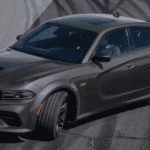 The 2023 Dodge Charger Scat Pack on the track