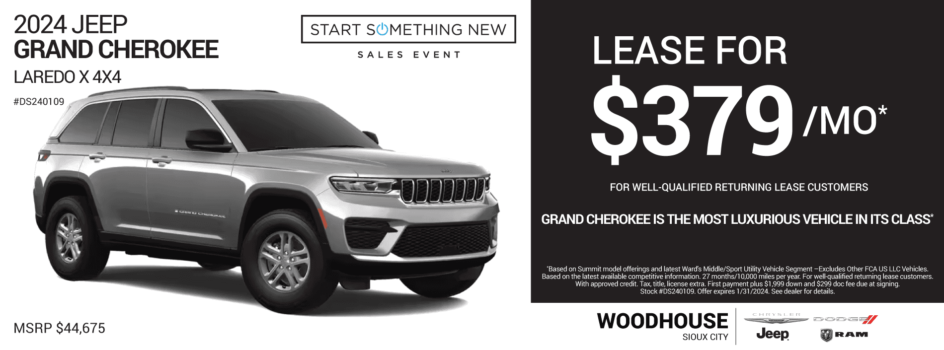Woodhouse Chrysler Dodge Jeep RAM Sioux City Car Dealership in Iowa