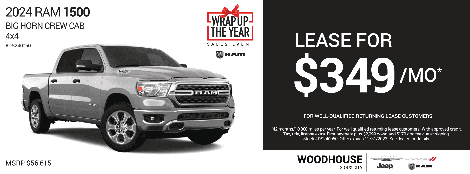 Woodhouse Chrysler Dodge Jeep RAM Sioux City Car Dealership in Iowa
