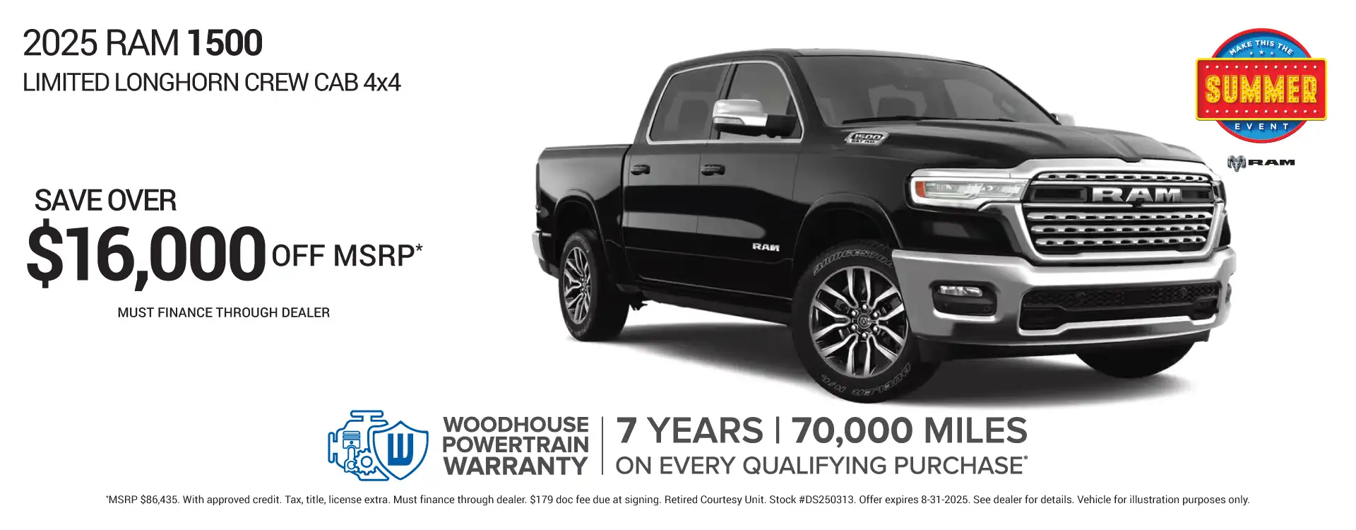 2025 RAM 1500 Limited #DS250313 - Save Over $16,000 Off MSRP*