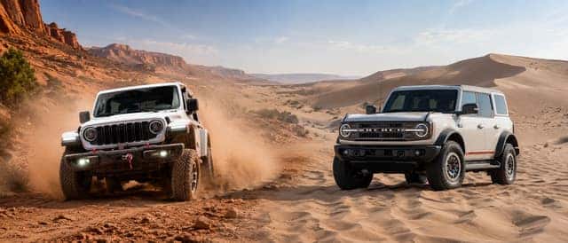 Jeep Wrangler vs. Ford Bronco